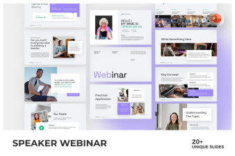 Speaker Webinar PowerPoint Template